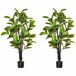 Plantas Artificiales PE, PEVA HOMCOM, hogar - decoración Verde