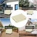 Funda Protectora para Sillas Tela Oxford Outsunny Beige