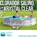 Clorador salino piscina Krystal Clear QS200 INTEX Blanco