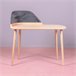 Escritorio de diseño en madera y terciopelo - Cattelan 109x56 Fresno
