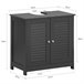 Armario para el Debajo del Lavado 2 Puertas FRG237-W SoBuy 60 Blanco