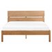 Beliani Cama LED Madera de caucho BOISSET 165x205 Marron