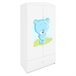 Armario 2 puertas 1 cajón Kocot Kids Babydream Osito Blanco