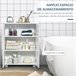 Armario de Baño MDF kleankin, hogar - baño 60 Blanco