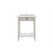 Mesa auxiliar con 1 cajón MELODY Blanco
