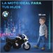 Moto Eléctrica Infantil PP y metal HOMCOM Negro