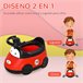 Orinal para Bebé PP, ABS, TPR HOMCOM Rojo
