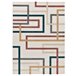 Alfombra con formas geométricas en relieve KARISMA - ATTICGO 80x150 Multicolor