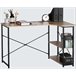 DUPI Mesa Escritorio Multifuncional Easy | Estructura Resistente Madera