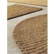 Alfombra de fibra de coco 120x120 Natural