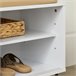 Banco Zapatero con Puertas Correderas FSR116-W SoBuy Blanco