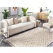 Beliani Alfombra de pelo corto AKSARAY 160x230 Beige