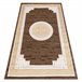 Alfombra MEFE moderna 9096 Marco llave griega Structural 200x290 Marron