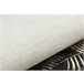 Alfombra lavable ANDRE 1311 Hojas de monstera 160x220 Negro