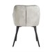 Silla Salle Terciopelo Gris Claro