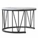 Mesa de centro, mesa auxiliar, mesa de esquina. 70x45 Blanco
