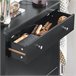 Zapatero 2 Solapas Armario FSR89-SCH SoBuy ES Negro
