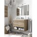 Bajo el armario efecto madera Beige