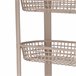 Well Home Carro de cocina con 4 ruedas Beige
