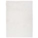 Alfombra lisa lavable de pelo alto FOX - ATTICGO 80x150 Blanco
