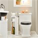 Soporte para Papel Higiénico de Baño BZR49-W SoBuy Blanco