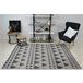 Alfombra SENSE MICRO 81243 Triángulos 160x230 Antracita