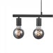 Regleta de techo Paco (5 luces) Metal Nórdico Negro