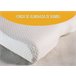 Almohada Ergonómica Cervical Confort Plus con Funda de Bambú Blanco