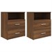 2 Mesitas de Noche 50 Marron