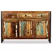 Aparador de madera reciclada maciza estilo vintage 4402181 Marron