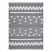 Alfombra ECO sisal BOHO MOROC Geométrico 22321 franjas 175x270 Gris