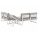 Beliani Conjunto longue COCCORINO Gris Oscuro