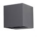 Aplique De Exterior Aluminio Serie Rex Gris