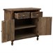 Aparador de madera, 2 puertas, 2 cajones Marron