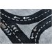 Alfombra FUN Track para niños calle pueblo 280x370 Gris