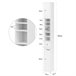 Mueble Columna de baño BZR34-W SoBuy Blanco