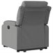Sillón Elevable Reclinable Gris Oscuro