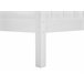 Beliani Cama con somier Madera de pino GIVERNY 169x208 Blanco