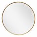 Espejo de pared para el baño Modugno redondo [en.casa] 60x2 Dorado