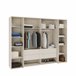 Armario SAND 210x270cm 2 puertas batientes y 2 puertas correderas Beige