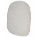 Beliani Alfombra de pelo corto MITHA 200x300 Blanco/ Beige