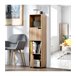 [Mueble 3 estantes acabado madera 2 puertas MODU Marron