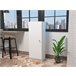 Aparador Belleria, Estilo Minimalista con 4 Estantes Blanco