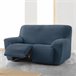 Funda Sofá Relax Bielastica Adaptable 3 Plazas Azul