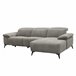 Chaise longue relax eléctrica ANDY Gris Claro