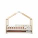 Cama nido WOOD madera maciza 90x190cm blanco natural Blanco/ Madera