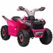 Quad Eléctrico PP, Metal HOMCOM Rosa