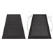 Alfombra MIMO 5000 sisal exterior marco 200x290 Negro