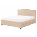 Beliani Cama con almacenaje Poliéster MONTPELLIER 167x213 Beige