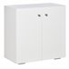 Aparador de Salón Melamina de Madera HOMCOM 70 Blanco